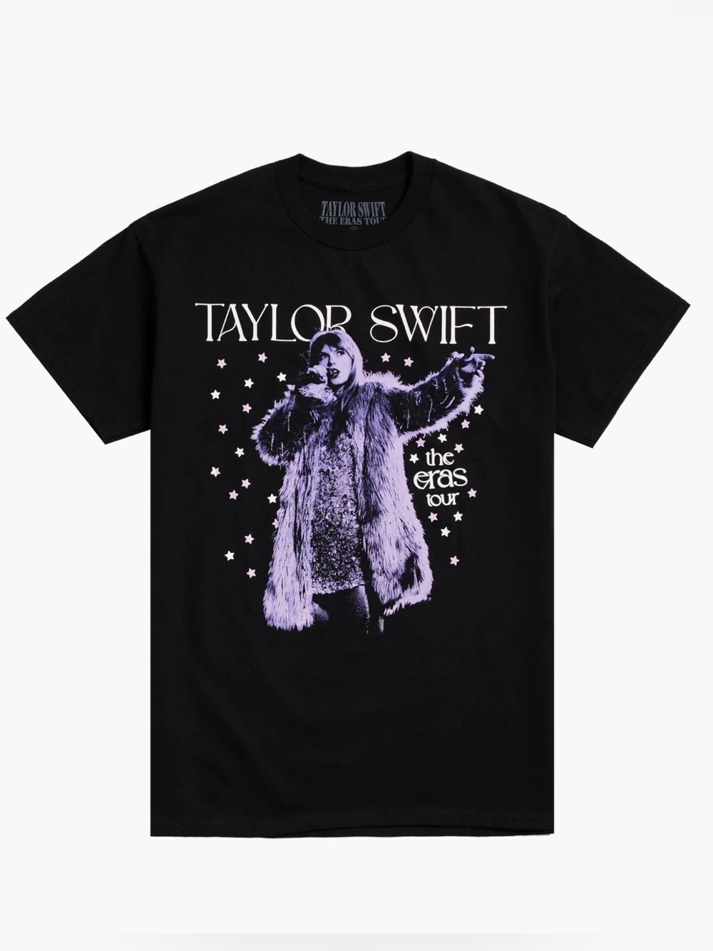 Taylor Swift The Eras Tour Live Photo Stars T-Shirt NWOT